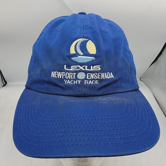 Lexus Newport Ensenada Yacht Race Hat Blue Adjustable Fahrenheit FashionHeadwear